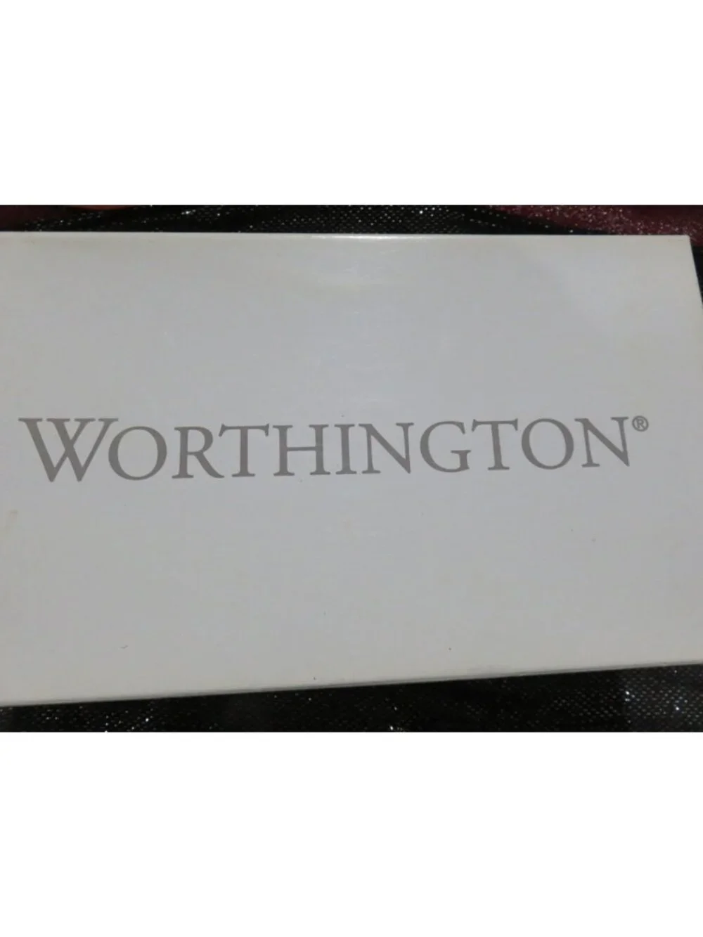 Worthington Marjorie Pantent Leather Navy Color block Chunky Heeled Sandals 6.5